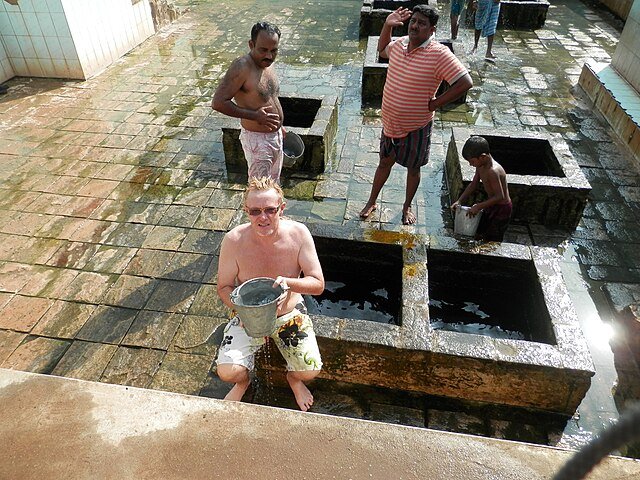 Kanniya hot springs Sri Lanka